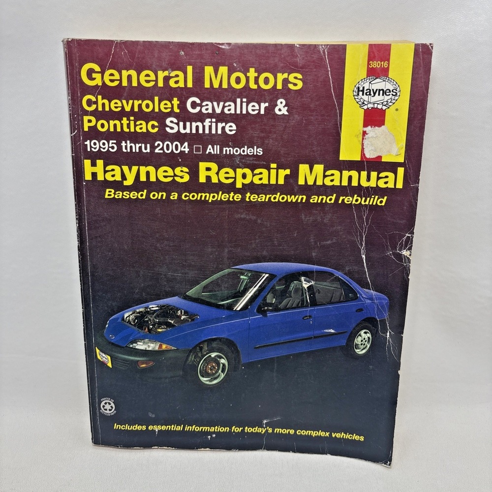 GM Chevrolet Cavalier Pontiac Sunfire 1995-04 Chilton Haynes Repair Manual 38016